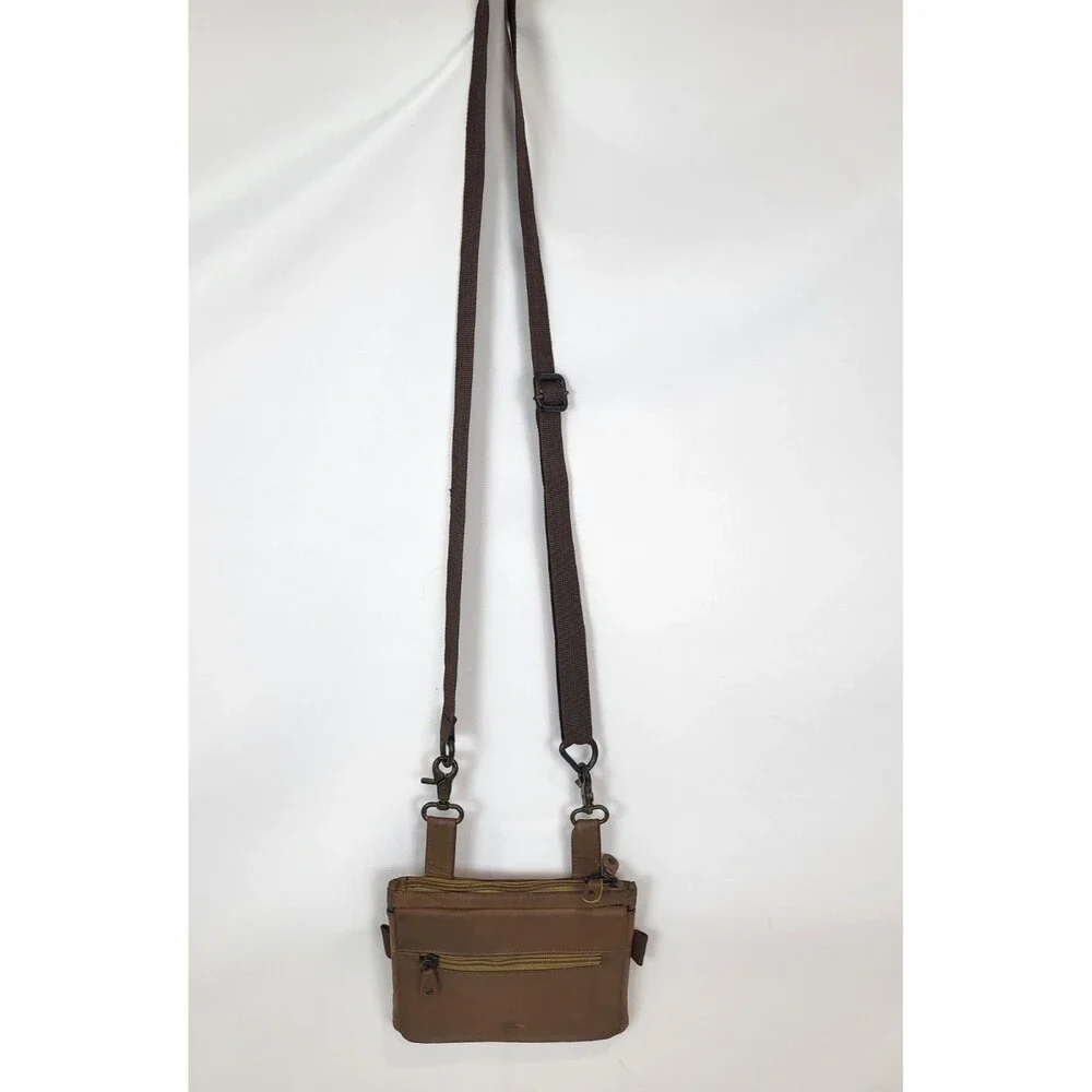 Juzar Tapal Leather Clip Waist Hip Belt Bag Crossbody Strap Unisex